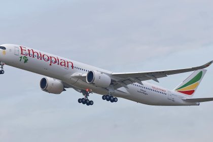 Ethiopian Airlines unveils inflight entertainment on first A350-1000 in Africa
