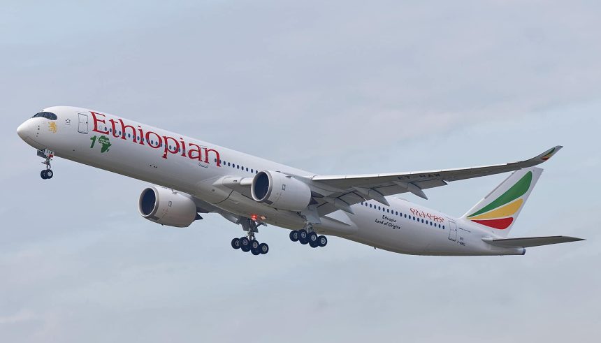 Ethiopian Airlines unveils inflight entertainment on first A350-1000 in Africa