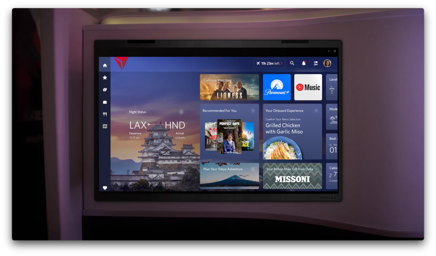 Delta launches cloud-based in-flight entertainment system with YouTube partnership
