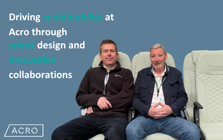 Acro advances sustainability with innovative seat design and recycling initiatives