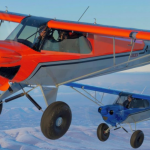 With flowing contours and a bold color palette, it captures the aircraft’s high-speed confidence and adaptability. Whether flying with tricycle or conventional gear, Evolution X makes an impression.