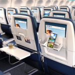 WestJet Boeing 737 cabin interior