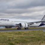 Lufthansa’s first Boeing 787-9 with the Allegris cabin lands in Frankfurt, launching a new era of passenger experience.