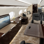 G800 cabin seating and living areas