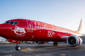150th Boeing 737 with retro livery
