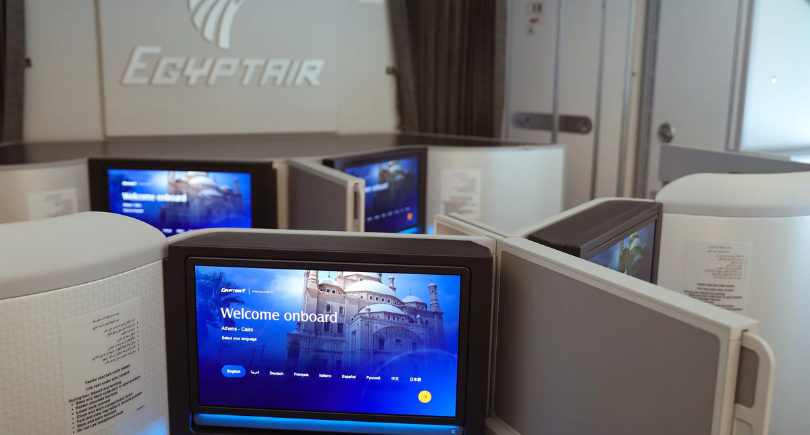 EgyptAir introduces next-gen IFE