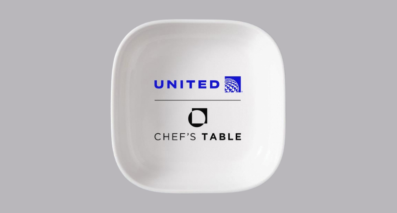 United Airlines partners with Chef's Table