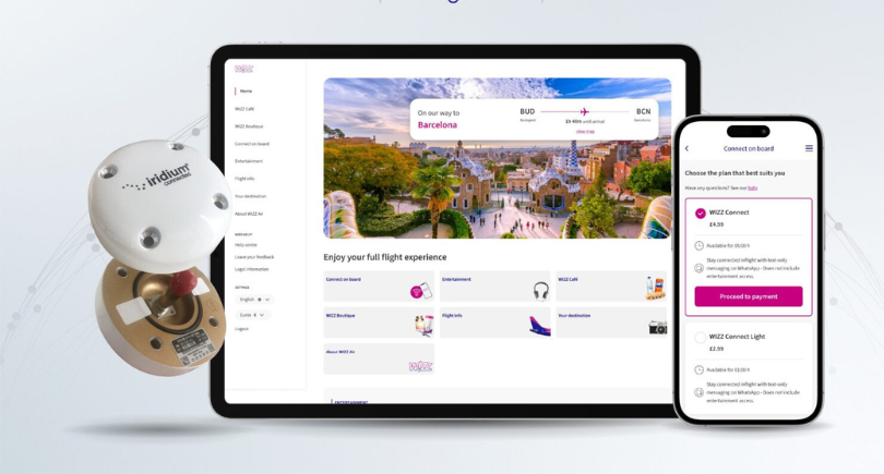 Wizz Air deploys digital cabin platform with Immfly and gateretail