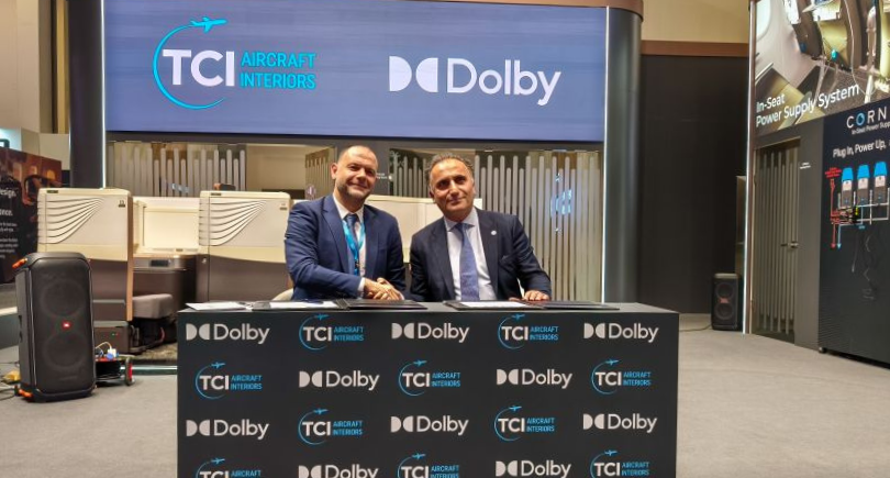 TCI Aircraft Interiors and Dolby Laboratories sign immersive IFE MoU