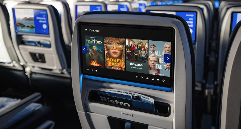 United launches Peacock channel to expand IFE offering