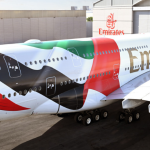 Emirates introduces special-edition UAE flag A380
