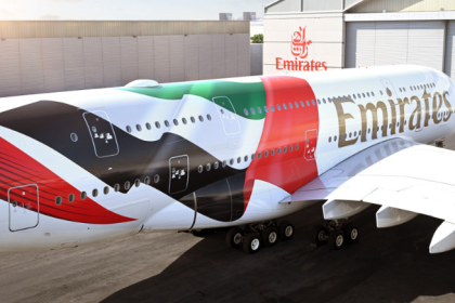 Emirates introduces special-edition UAE flag A380