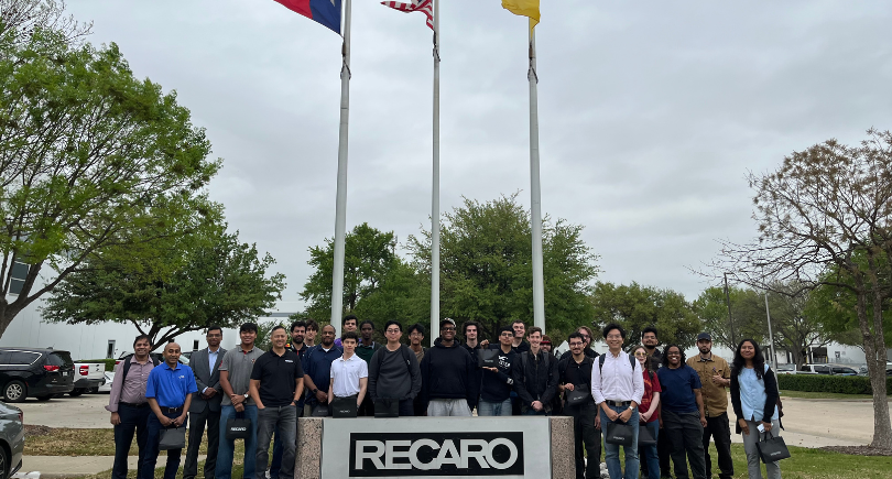 UTA engineering students visit RECARO to explore aircraft seating manufacturing.