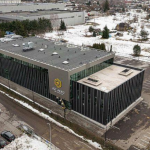 Aerial view of J&C Aero’s facility in Vilnius, Lithuania, acquired by SETNA to expand aircraft cabin MRO services.