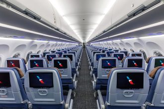 American Airlines plans narrowbody cabin upgrades with more premium seats, seatback IFE, connectivity and enhanced passenger amenities.