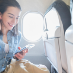 Passenger streams inflight entertainment using AirFi's AirFunnl IFE platform