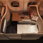 Qantas A321XLR Business Suite with lie-flat seats and privacy doors