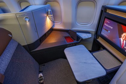 American Airlines Boeing 777-300ER with redesigned premium cabin and Flagship Suite seats