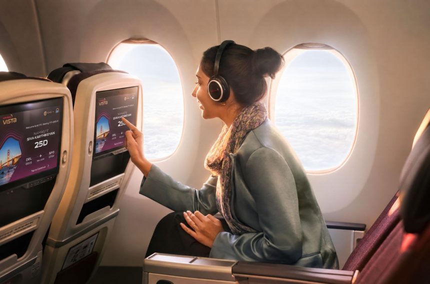 Air India Vista Digital Platform inflight entertainment system