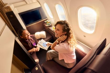 Etihad Airways Wellbeing programme featuring wellness-focused cabin products and passenger amenities
