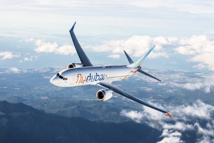 flydubai Boeing 737 MAX cabin retrofit with lie-flat Business Class seats and Boeing Space Bins