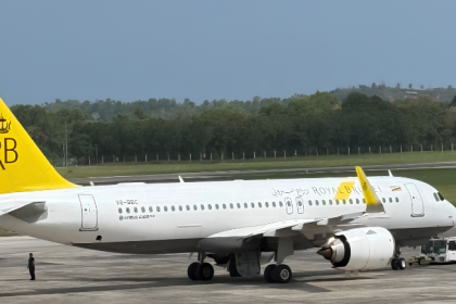 Royal Brunei Airlines Airbus A320neo equipped for inflight Wi-Fi