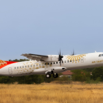 Air Tahiti ATR 72-600 aircraft featuring a distinctive Polynesian livery.