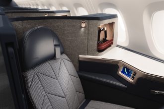 British Airways Airbus A380 with newly refurbished First, Club World and economy cabins