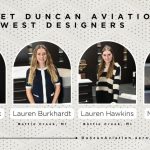 Duncan Aviation aircraft interior design team developing customised cabin refurbishment concepts for business aircraft.