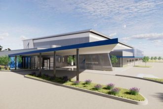 Ocean Aviation’s planned private aviation campus at Miami Executive Airport featuring an FBO terminal, aircraft hangars and supporting infrastructure